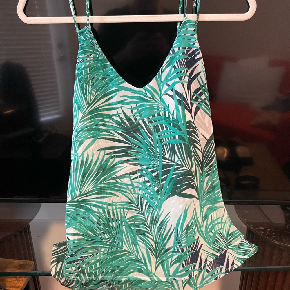 Ann Taylor green top